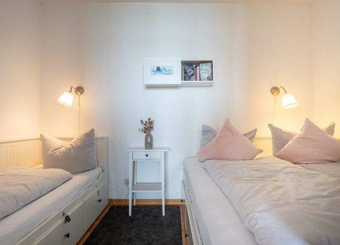 abgeteilter Schlafraum