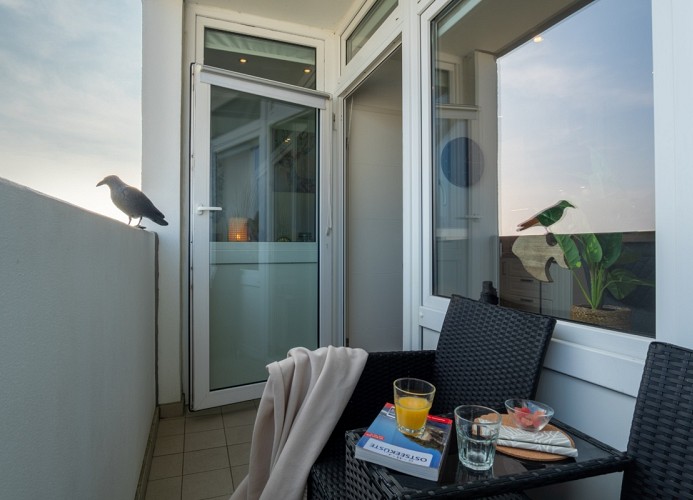 gemütlicher Balkon ...