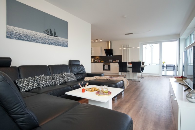 ... moderner Sitzgruppe ...