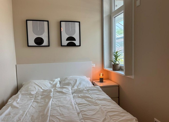 Doppelbett im Schlafzimmer