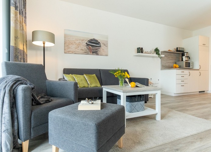 kuschlige Sitzgruppe ...