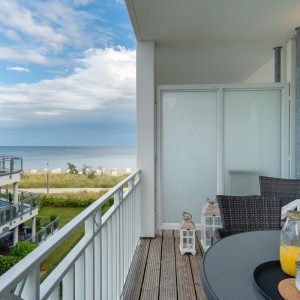 gemütlicher Balkon mit ...