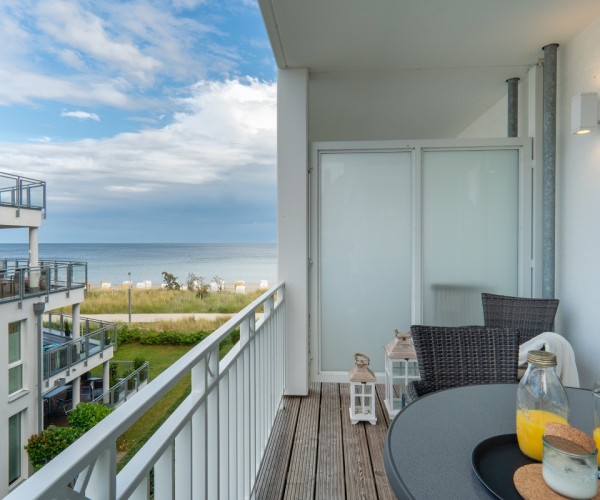 gemütlicher Balkon mit ...