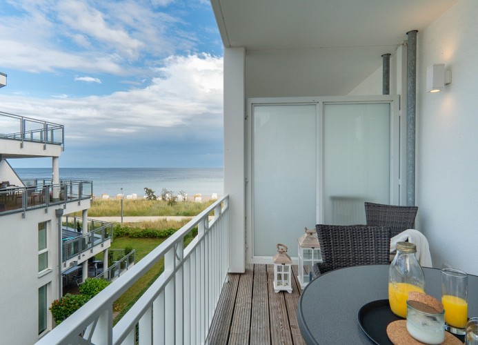 gemütlicher Balkon mit ...