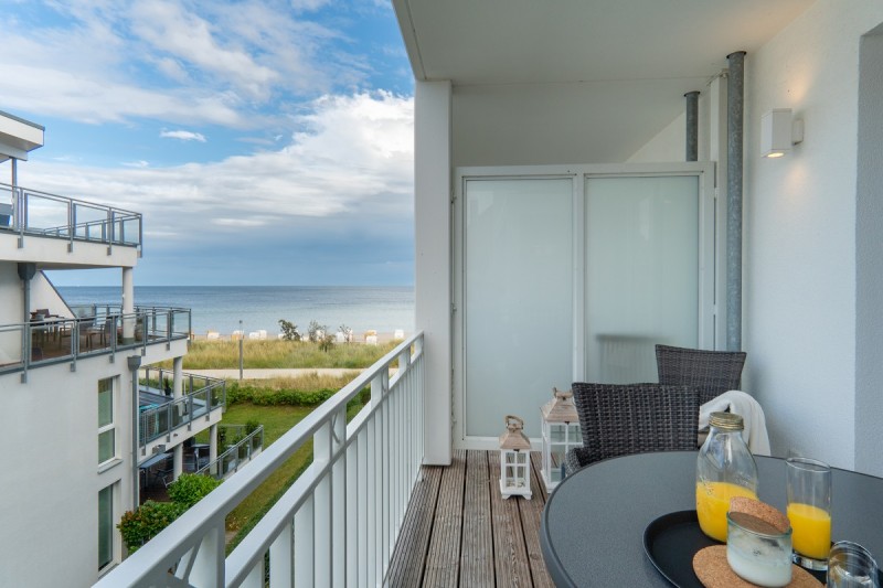 gemütlicher Balkon mit ...