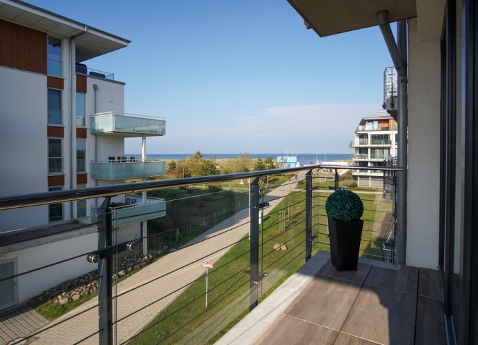 ... Blick zur Ostsee ...