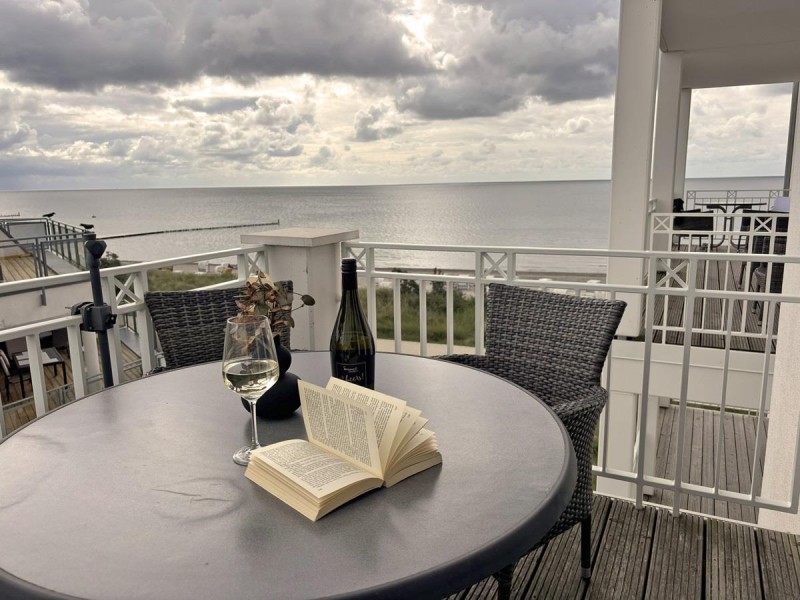 Balkon mit Meerblick