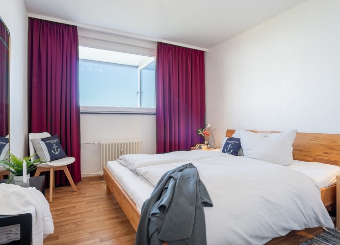 ... einem Doppelbett