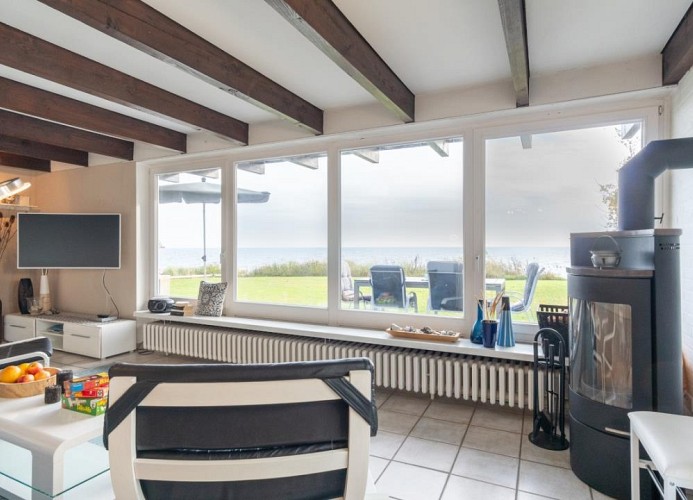 ... mit einem Kaminofen 