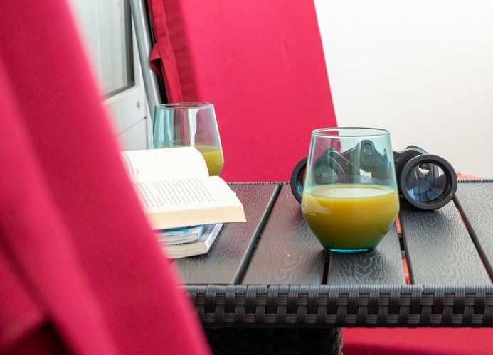 ... mit herrlichem Blick ...