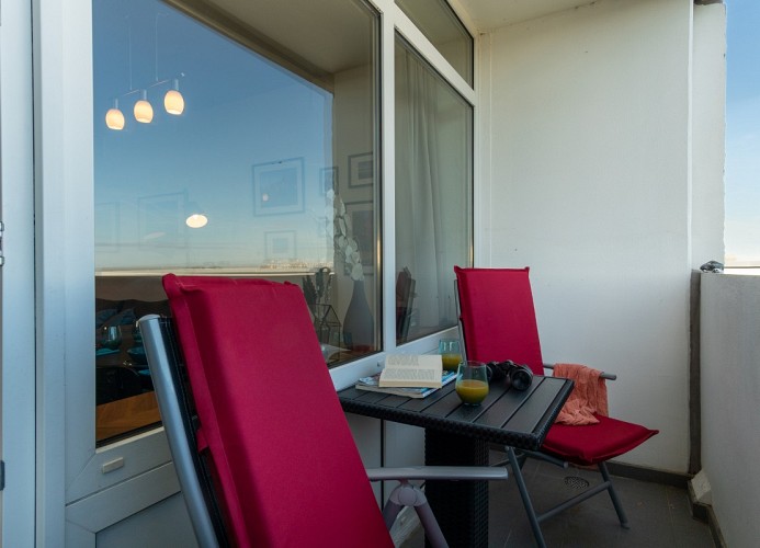 gemütlicher Balkon ...