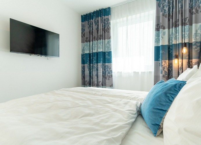 ... einem Doppelbett