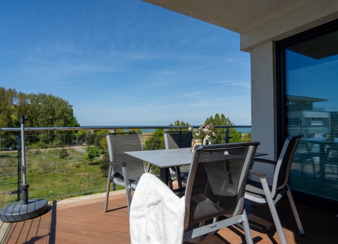 sonniger Balkon