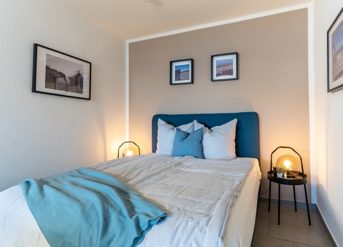 ... einem Doppelbett