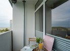 gemütlicher Balkon mit ...