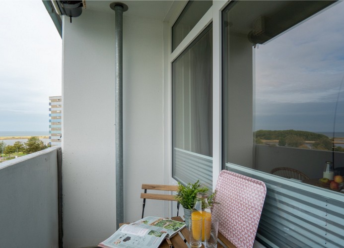 gemütlicher Balkon mit ...