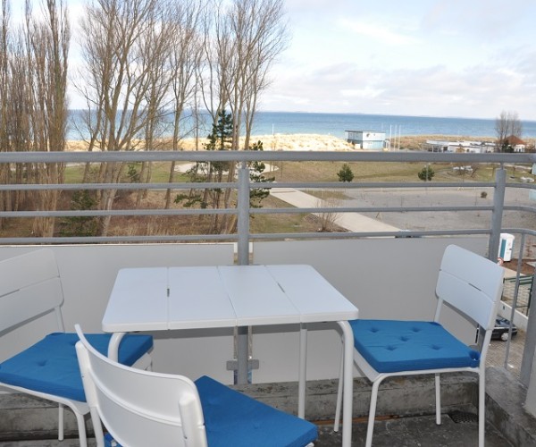 Balkon mit Ostsee
