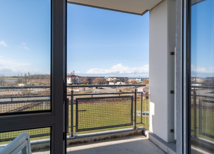 Zugang zum Balkon ...