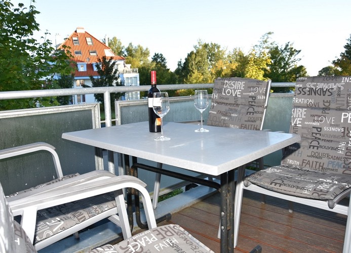 gemütlicher Balkon