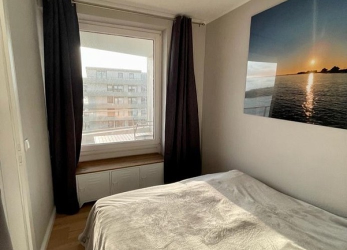 Doppelbett im Schlafzimmer