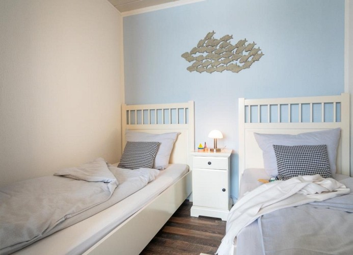 abgeteiler Schlafraum ...