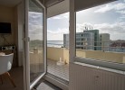 Zugang zum Balkon ...