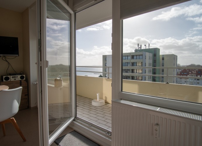 Zugang zum Balkon ...