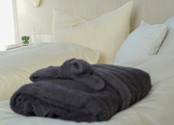 ... einem Doppelbett