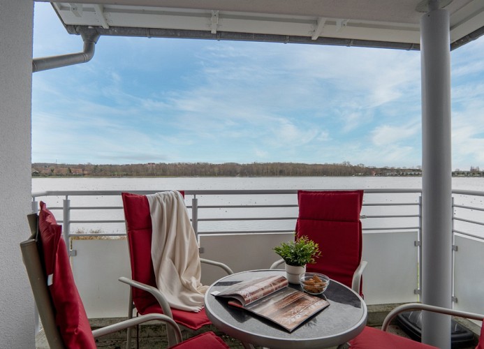 Balkon in Südlage ...