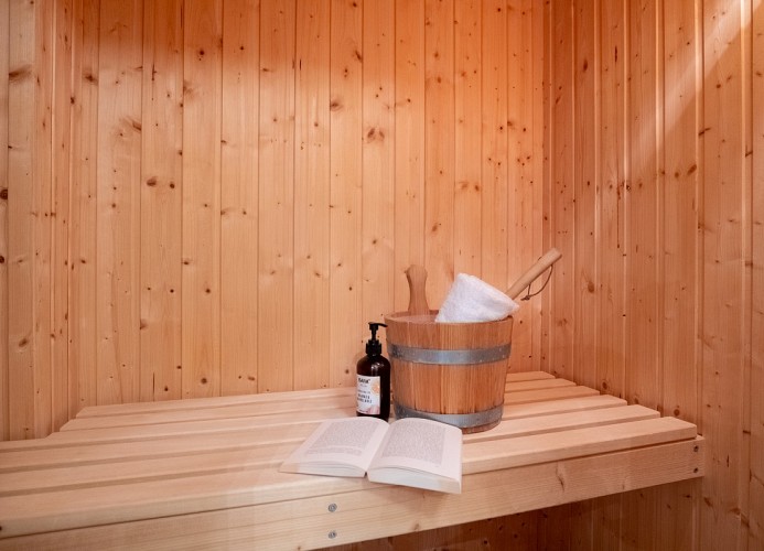 ... eigener Sauna