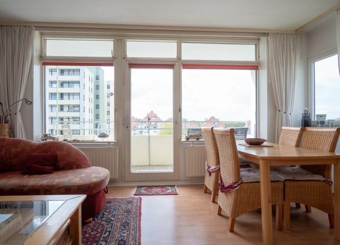 Zugang zum Balkon ...