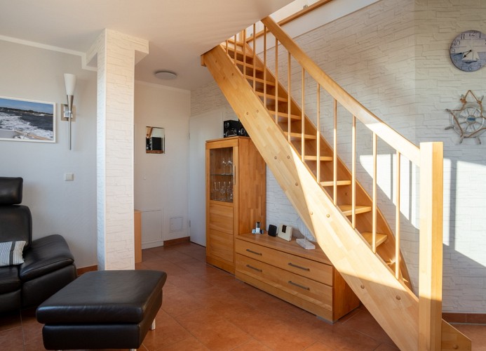 Treppe zur Galerie