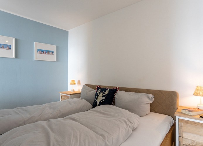 ... mit einem Doppelbett