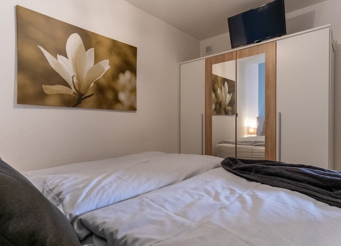 ... einem Doppelbett