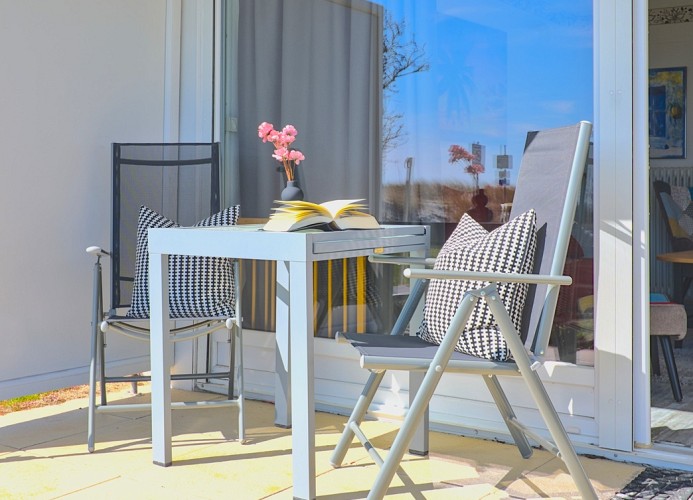 sonnige Terrasse in Südlage