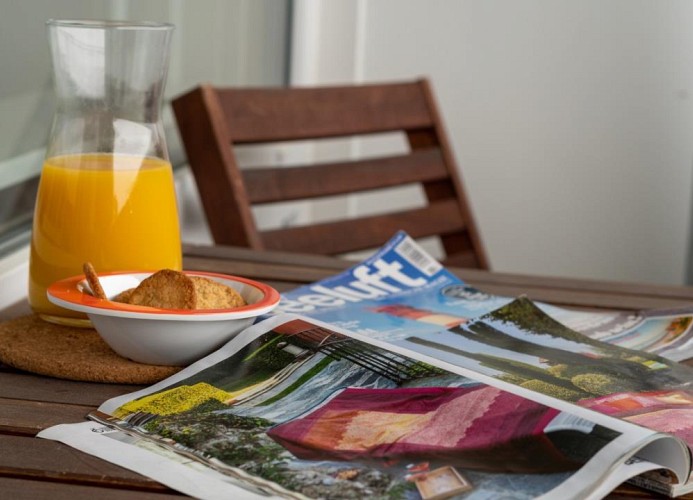 ... mit dem Blick ...