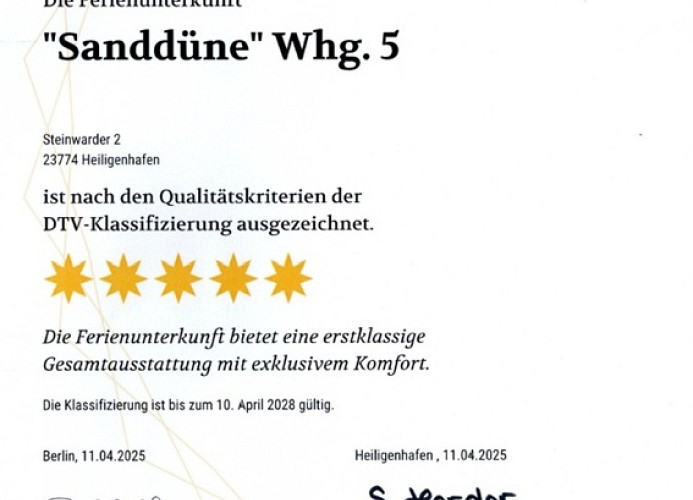 ... der 5*-Unterkunft