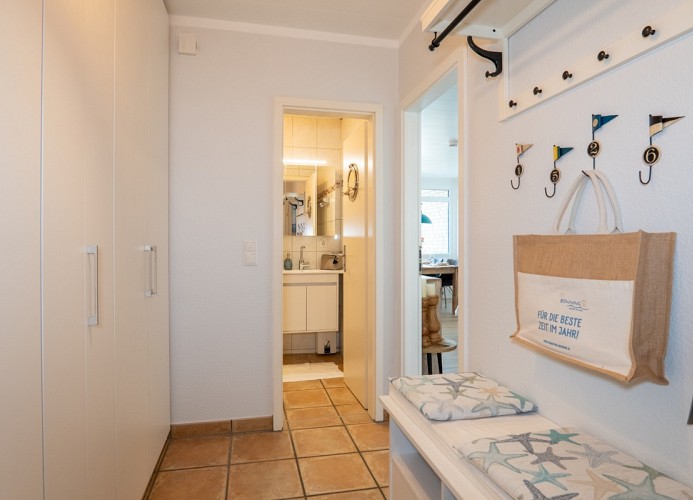 Garderobe im Flur