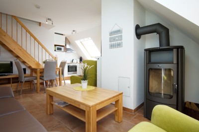 ... kuscheligem Kaminofen ...