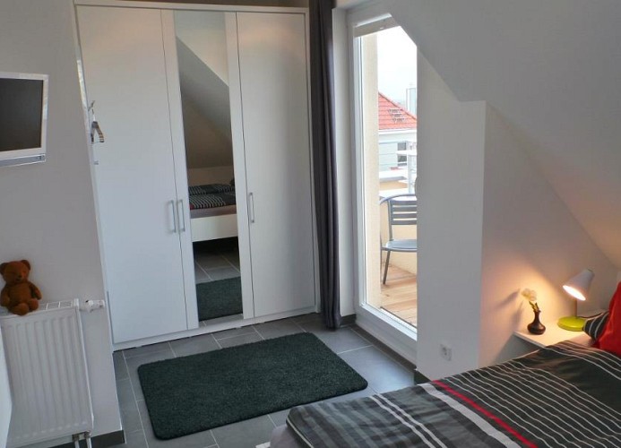 ... im Schlafzimmer ...