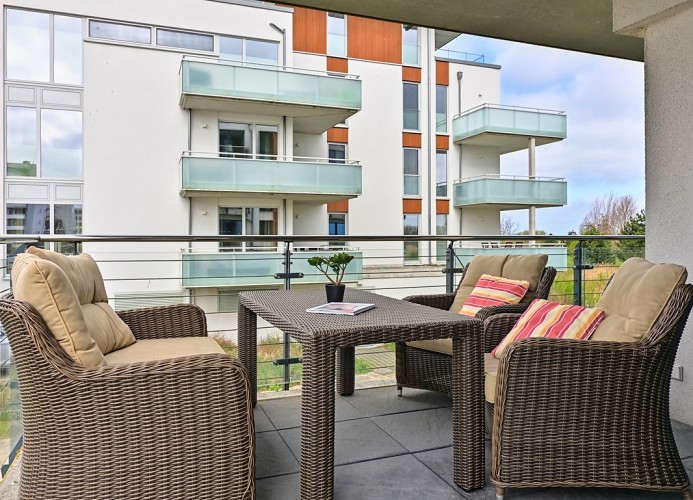 hyggeliger Balkon
