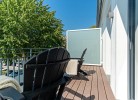 sonnige Dachterrasse ...