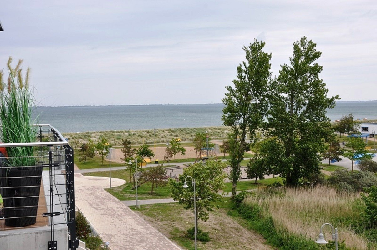 Blick zur Ostsee ...