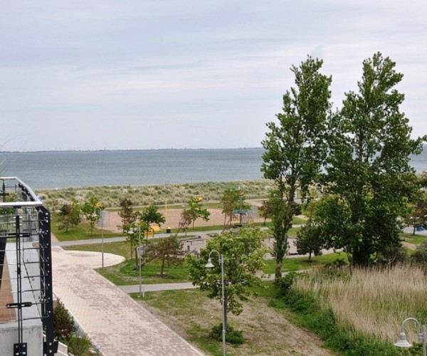 Blick zur Ostsee ...