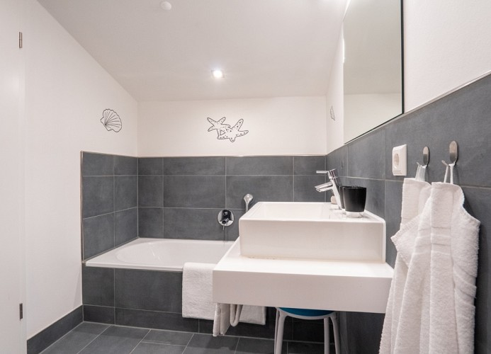 Badezimmer im Obergeschoss