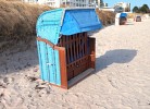 Strandkorb am Strand