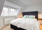 Doppelbett im Schlafzimmer