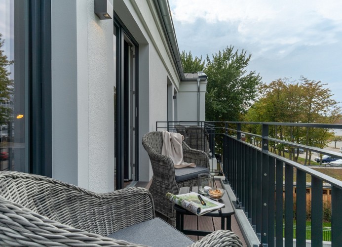 gemütlicher Balkon ...