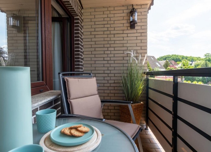 gemütlicher Balkon ...