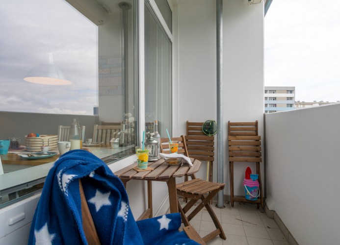 gemütlicher Balkon ...